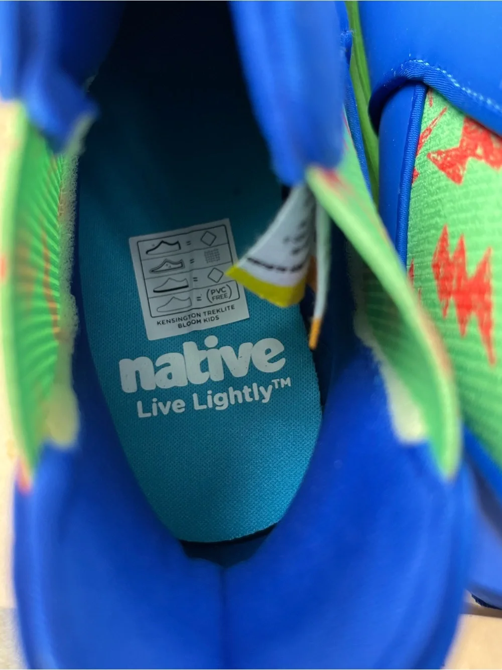 NWT Native Kids Kensington Treklite Bloom Boots with Lightning Bolt Size C10